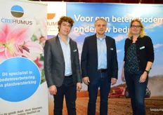 Olivier Pals, Rene den Boer en Jelina Beens van Crehumus.